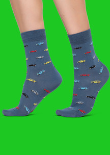 Цветные носки JNRB: Носки Гоночные