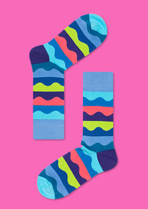 Цветные носки JNRB: Носки Море волнуется