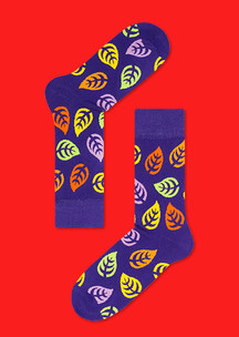 Фиолетовые JNRB: Носки Осенний вальс