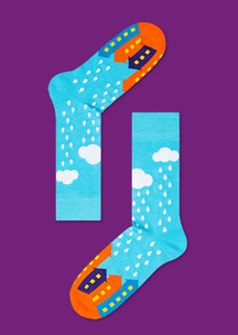 Цветные носки JNRB: Носки Дождливый день