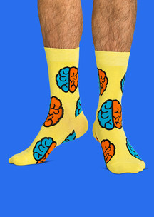 Цветные носки JNRB: Носки Взрыв мозга
