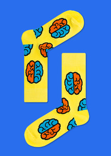 Желтые JNRB: Носки Взрыв мозга