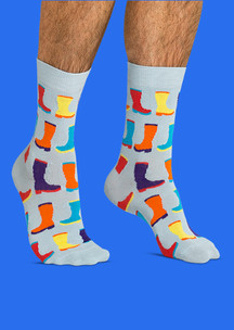 Цветные носки JNRB: Носки Сапоги - скороходы