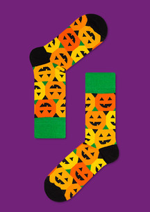 Цветные носки JNRB: Носки Счастливый Хэллоуин