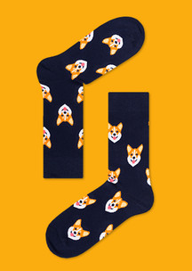 Цветные носки с корги FunnySocks