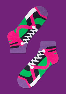 JNRB: Носки Кеды розовые