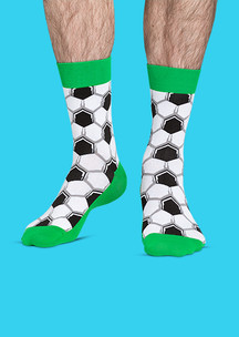 Цветные носки JNRB: Носки Зеленый мяч