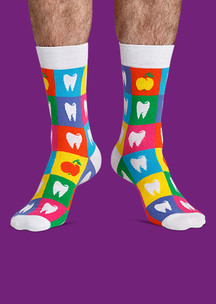 Цветные носки JNRB: Носки Зуб за зуб