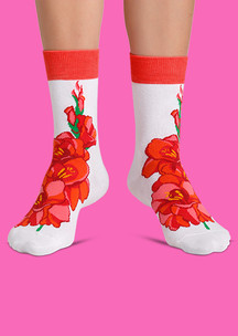 Цветные носки JNRB: Носки Потому что гладиолус