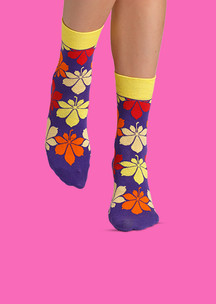 Цветные носки JNRB: Носки Осторожно, листопад!