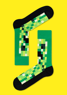 Цветные носки JNRB: Носки Пиксельная морда