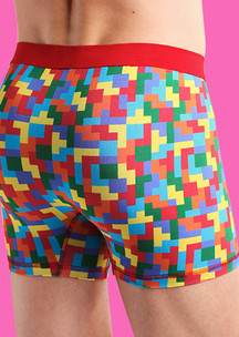 Цветные носки JNRB: Трусы боксеры Тетрис