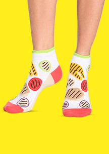 Цветные носки JNRB: Носки Стейки на гриле