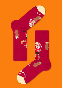 Цветные носки JNRB: Носки Буратино