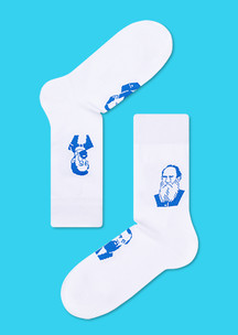 Цветные носки JNRB: Носки Три писателя