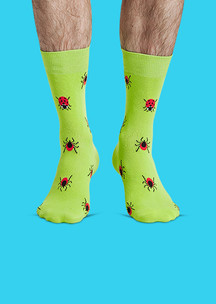 Цветные носки JNRB: Носки Таежный клещ