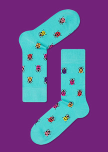 С насекомыми JNRB: Носки Цветной клещ