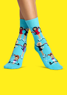 Женские носки из хлопка купить в интернет-магазине  FunnySocks
