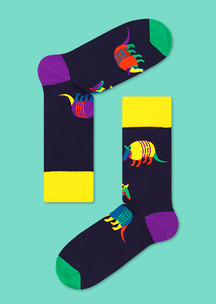 Цветные носки JNRB: Носки Броненосец