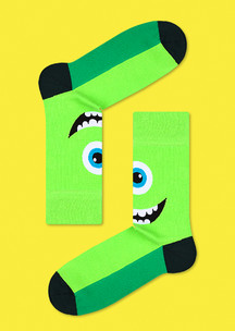 Цветные носки JNRB: Носки Зеленый монстр