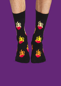 Подарок на День всех влюбленных – носки с сердцами FunnySocks