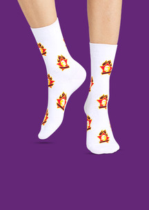 Цветные носки JNRB: Носки Пионерский значок
