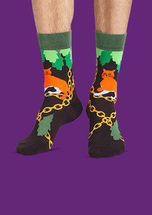 Цветные носки JNRB: Носки У Лукоморья