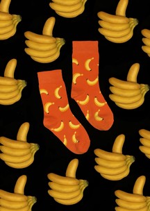 Цветные носки JNRB: Носки Бананы