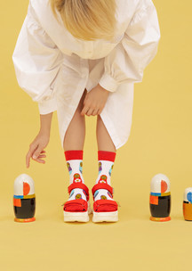 Цветные носки JNRB: Носки Матушка - матрешка