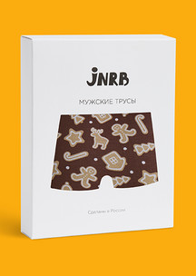Цветные носки JNRB: Трусы боксеры Пряничные люди