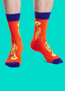 Цветные носки JNRB: Носки Труба зовёт!