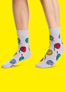 Цветные носки JNRB: Носки Вяжу спицами