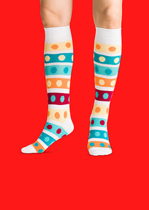 Цветные носки JNRB: Гольфы Фаустовские