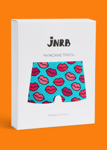 Цветные носки JNRB: Трусы семейные Поцелуи