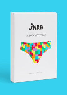 Цветные носки JNRB: Трусики слипы Тетрис