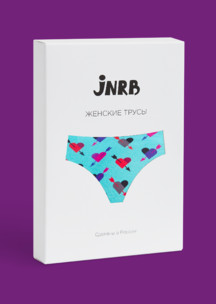 Цветные носки JNRB: Трусики Формула любви