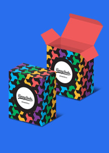 Подарочная упаковка Funny Socks: Коробка Гамла-Стан для 2-х пар