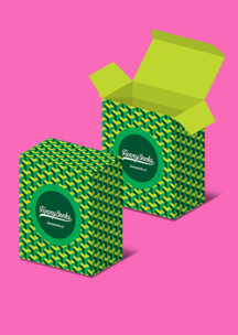 Зеленые Funny Socks: Коробка Султанахмет для 2-х пар