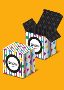 Подарочная упаковка Funny Socks: Коробка Палатин для 4-х пар