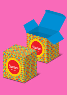 Подарочная упаковка Funny Socks: Коробка Сохо для 4-х пар
