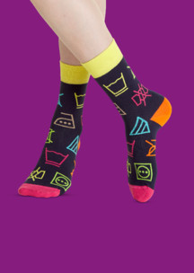 Цветные носки JNRB: Носки Прачечная или отдел культуры