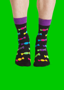 Цветные носки JNRB: Носки Карамель в шоколаде