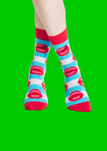 Цветные носки JNRB: Носки Губасто-полосатые