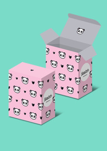 Funny Socks: Коробка для 2-х пар Панда