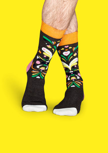 Цветные носки Happy Socks: Носки Баттерфляйные