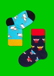 Детские носки JNRB: Носки детские (2 пары) Идет бычок, качается