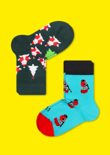 Темно-зеленые JNRB: Носки детские (2 пары) Волшебный снегирь