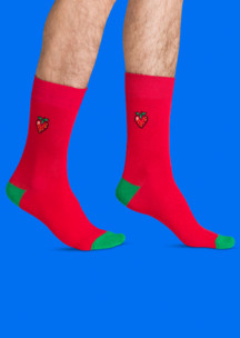 Цветные носки JNRB: Носки Сочная клубника