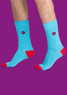 Цветные носки JNRB: Носки Сердце океана