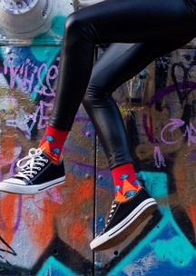 Цветные носки JNRB: Носки Нашествие пришельцев